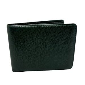 Louis Vuitton Green Taiga Wallet